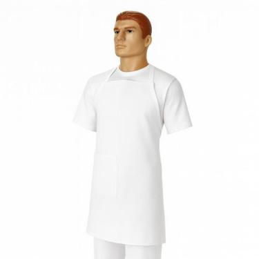 Imagem de Avental Tergal 023 Branco Lamare  Profissional, Resistente e Confortáv