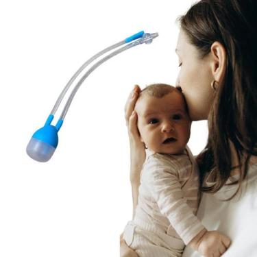 Imagem de Aspirador Nasal Infantil de Sucção Menino - Azul - UNIK