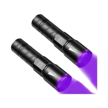 Imagem de Lanterna UV Recarregável USB 395nm À Prova d'Água Com Zoom Para Detecç