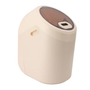 Imagem de Generic Recipiente de Arroz, Dinator Multifuncional Resistente Ao Calor Com Medição de Alimentos para Animais de Estimação (Creme Branco)