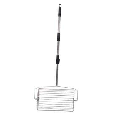 Imagem de kowaku Coletor de bolas de tênis com rodinhas, equipamento de treinamento portátil, ferramenta de rápida para bolas de golfe e quadras, L