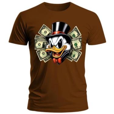 Imagem de T-Shirt Camiseta Masculina Dollar Tio Patinhas frente verso estampada 