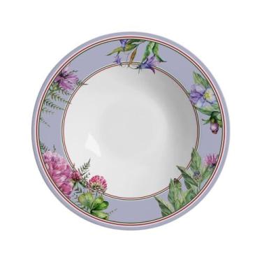 Imagem de Conjunto Com 6 Pratos Fundo Serena 25Cm - Alleanza Cerâmica