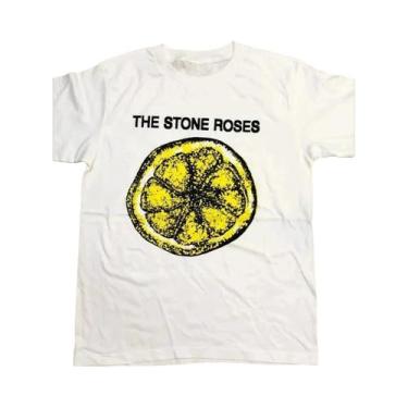Imagem de Camiseta Unissex De Manga Curta the Stone Roses British Rock Band Tren