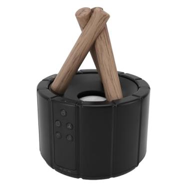 Imagem de Generic Difusor de óleo Essencial, Difusor de Fogueira USB 250ml Com Controle Remoto para Uso Doméstico (Preto)