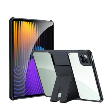 Imagem de Capa de suporte para Xiaomi Pad 7 / Xiaomi Pad 7 Pro 11,2 polegadas capa transparente com suporte magnético à prova de choque fina leve transparente