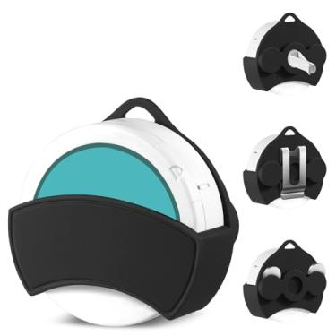 Imagem de Clipe de coldre compatível com ZYN/NZE/Alpha, suporte de silicone com ímã forte, clipe – Monta na viseira solar do carro, ventilação, cinto, mochila (preto)