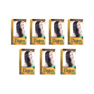 Imagem de Coloraçao Bigen 88 Preto Azul Luminoso - Kit Com 7Un - Cless