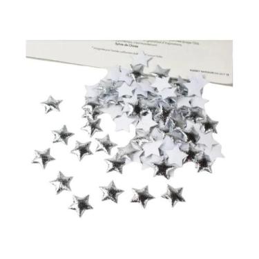 Imagem de Estrelas Douradas E Prateadas 100 Peças Decoração De Festa De Natal Em