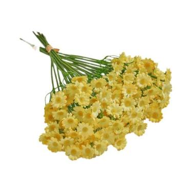 Imagem de Flores Artificiais Pequenas Margaridas 12pcs Buquê Falso Decoração De 
