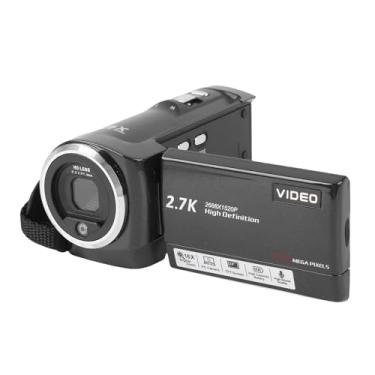 Imagem de EBTOOLS Câmera de Vídeo Filmadora, Câmera Digital QHD 50MP de 2,7K Com Rotação de 270 Graus LCD de 2,8 Polegadas Zoom Digital 16X LED Luz de Preenchimento, Suporte para Cartão SD de 128