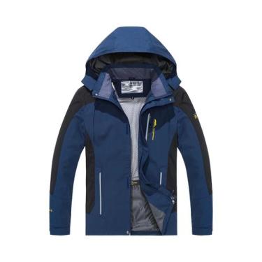 Imagem de Jaqueta Masculina Grande Impermeável E À Prova De Vento Para Caminhada