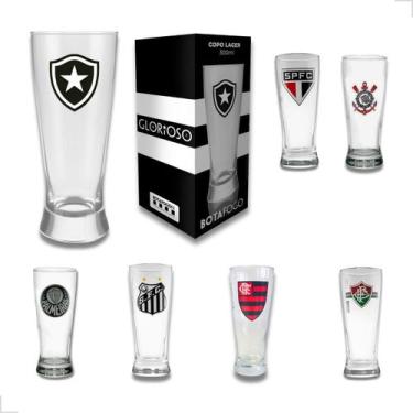 Imagem de Copo De Cerveja Tulipa Chopp Licenciado Times de Futebol 300ml - ALLMI