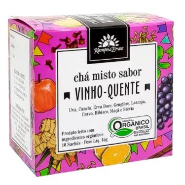 Imagem de Chá Misto de Vinho Quente Orgânico Kampo de Ervas 10 Sachês