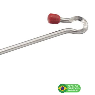 Imagem de Antena Corta Pipa Moto Fixa Guidao Aço Inox Zincada M2B