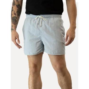 Imagem de Short Reserva D'Água Beachwear Liso Premium Azul Celeste-Masculino