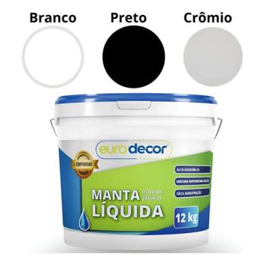 Imagem de Manta Líquida Eurodecor 12Kg Impermeabilizante para Interior e Exterio