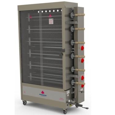 Imagem de Forno Industrial Rotativo A Gás Progás Style Pr-634 6 Espetos Para 30 Frangos Bivolt P25420