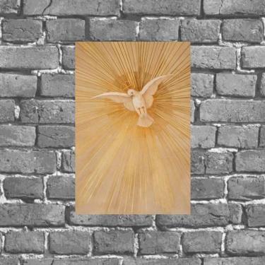 Imagem de Placa Decorativa Divino Espírito Santo 18X27Cm