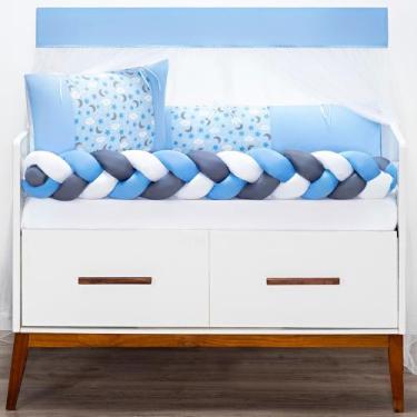 Imagem de Kit Berço Fofuxo 6 Peças Completo para Bebê Aconchegante e Moderno - C