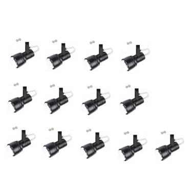 Imagem de Kit 13 Spot Trilho Perfilado Eletro calha Par20 Bulbo OL4