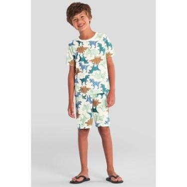 Imagem de Pijama infantil menino de dinossauro Brandili-Masculino