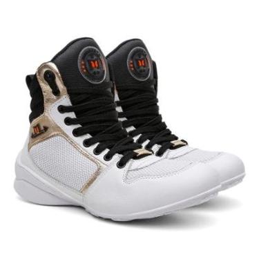 Imagem de Bota de Treino Feminino Couro Musculação Treino Tênis Academia Conforto Versátil Profissional-Feminino