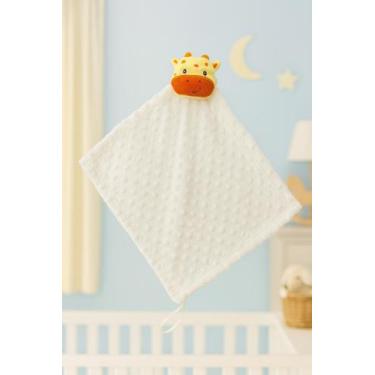 Imagem de Naninha Bebê Com Bichinho de Pelúcia e Prendedor De Chupeta Fralda de 