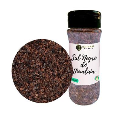 Imagem de Sal Negro do Himalaia Grosso 100% Natural Pote com Dosador 100g - Natu