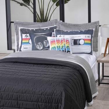 Imagem de Kit Colcha Cobre Leito Matelado king Size 7 peças Future - Davy Enxova