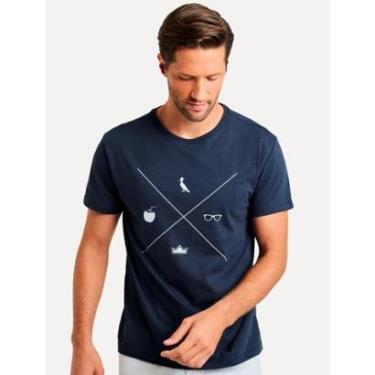 Imagem de Camiseta Reserva Masculina A Maior Tardezinha Azul Marinho-Masculino
