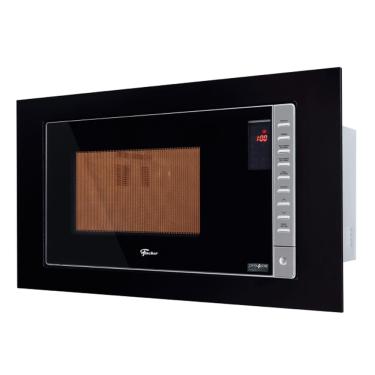 Imagem de Micro-ondas de Embutir Fischer 25 Litros Fit Line Preto