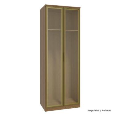 Imagem de Guarda Roupa Modulado 02 Portas de Vidro 234cm Setiba - Móveis Rimo, J