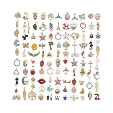 Imagem de Pingentes De Esmalte Com Temas Florais E Animais Para DIY, Componentes