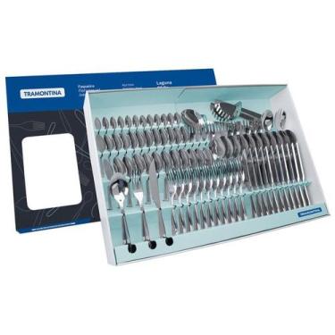 Imagem de Faqueiro Tramontina Inox 88 Peças Laguna, Inox, 88