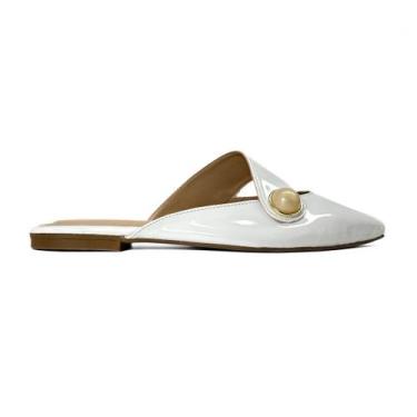 Imagem de Sapato Feminino Scarpin Mule Aberto Casual Com Pérola 205 - Mozione, 3