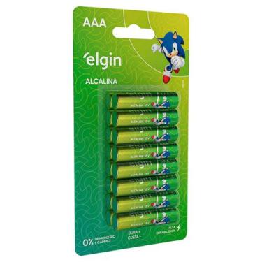 Imagem de Pilha Alcalina AAA Caixa com 16 Unidades Elgin