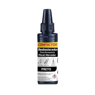 Imagem de Reabastecedor Pincel Permanente 30ml Compactor, Preto