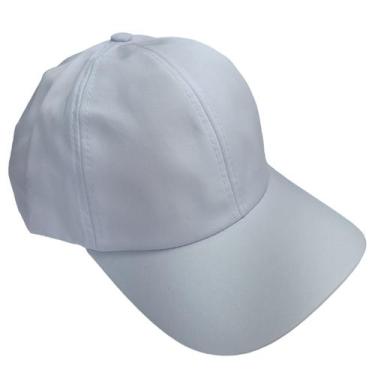 Imagem de Bone branco microfibra unissex trabalho açougue padaria - VEIGA