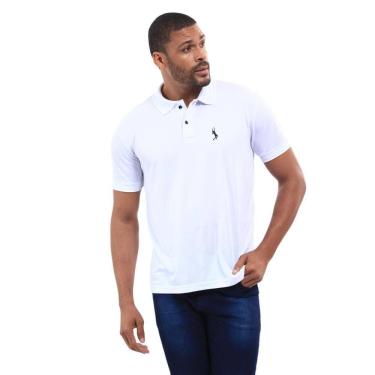 Imagem de Camisa Polo Masculina Piquet Algodão Casual
