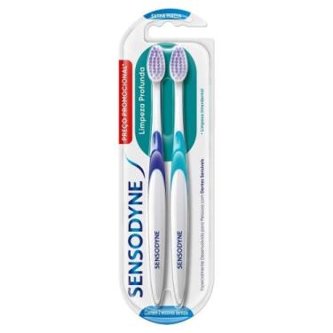 Imagem de Escova sensodyne limpeza profunda extra macia 2x1