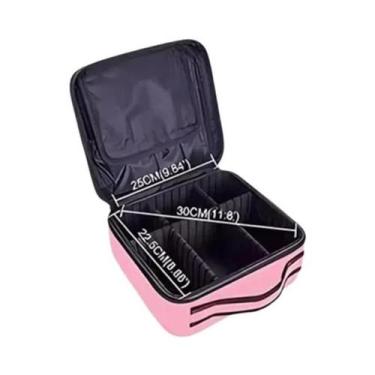 Imagem de Bolsa De Maquiagem De Viagem Impermeável De Grande Capacidade Para Mul