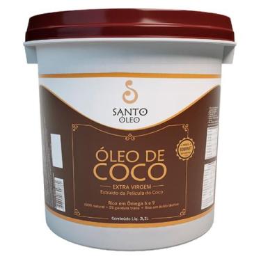 Imagem de Óleo de Coco Extra Virgem de Película - 3200ml - Santo Óleo - Santo Ol