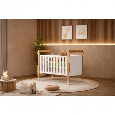 Imagem de Berço Com Colchão Que Vira Cama Magia - Mobibaby