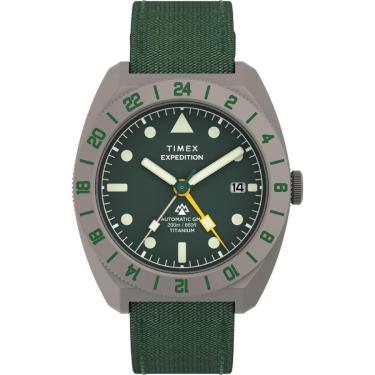 Imagem de Relógio Timex Expedition Pioneer Titanium Automatic GMT TW2Y63400 Masculino 41mm-Masculino