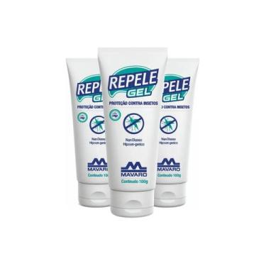 Imagem de Gel Repelente Mavaro Kit Com 3 Repele Mosquito
