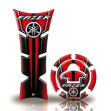 Imagem de Kit Protetor De Tanque E Bocal Moto Yamaha Fazer Acima 2018 - Cobra Mo