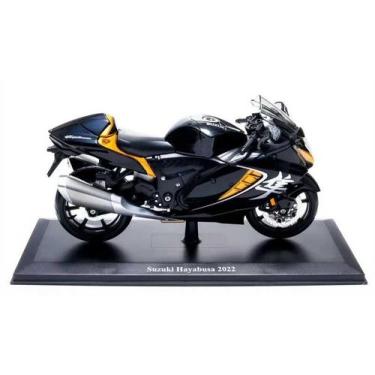 Imagem de Miniatura Moto Suzuki Hayabusa 2022 Preta Maisto 1/12 Cor:Preta, Preto