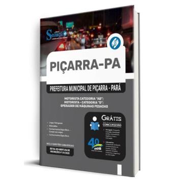 Imagem de Apostila Prefeitura de Piçarra - PA - Motorista - Categoria AB, Motori
