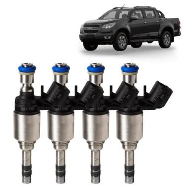 Imagem de 4x Bico Injetor S10 2.5 Flex Ecotec 2014 2015 2016 2017 2018 - BOSCH